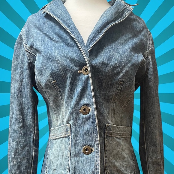 Liz Claiborne 90’s style Jeans Jacket - Picture 4 of 6